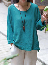 Round Neck Loose Primer shirt